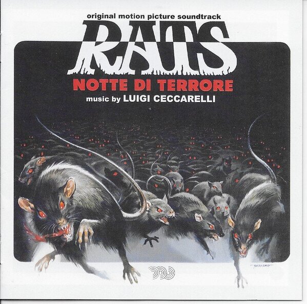 Luigi Ceccarelli - Rats - Notte Di Terrore 2025 Reissue, Beat Italy, White Vinyl, LP