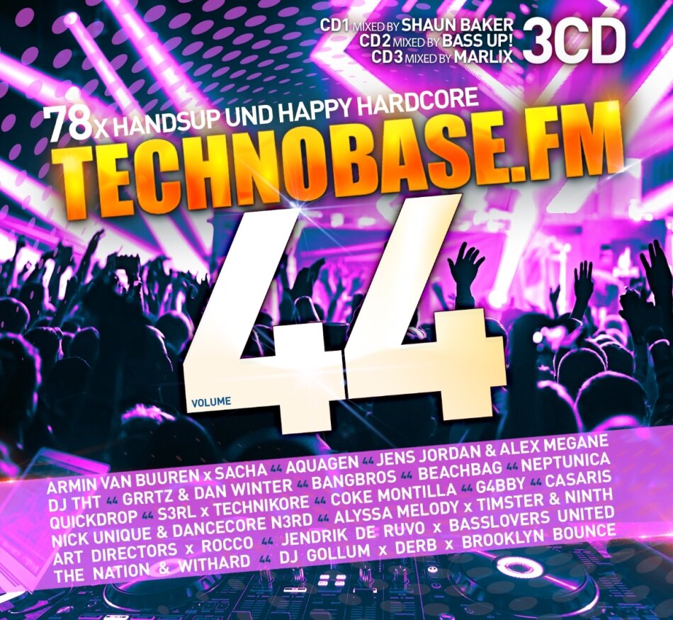 TechnoBase.FM Vol. 44 3 CDs
