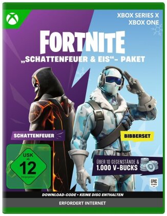 Fortnite Schattenfeuer & Eis Paket - (Code in a Box)