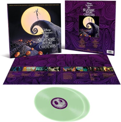 Danny Elfman - Nightmare Before Christmas - OST (2025 Reissue, Walt Disney Records, Glow In The Dark Vinyl, 2 LP)