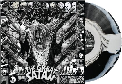 Rob Zombie - The Great Satan (Indies Exclusive, Gatefold, Black/White Swirl Vinyl, LP)