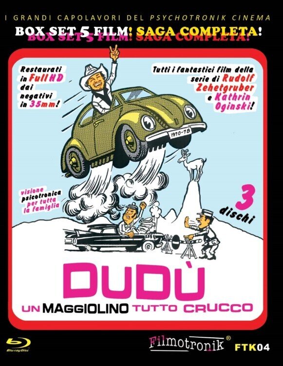 Dudù - Un maggiolino tutto crucco - Box Set 5 Film ! Saga Completa ! Restored, 3 Blu-rays