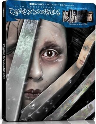 Edward Scissorhands (1990) (Limited Edition, Steelbook, 4K Ultra HD + Blu-ray)