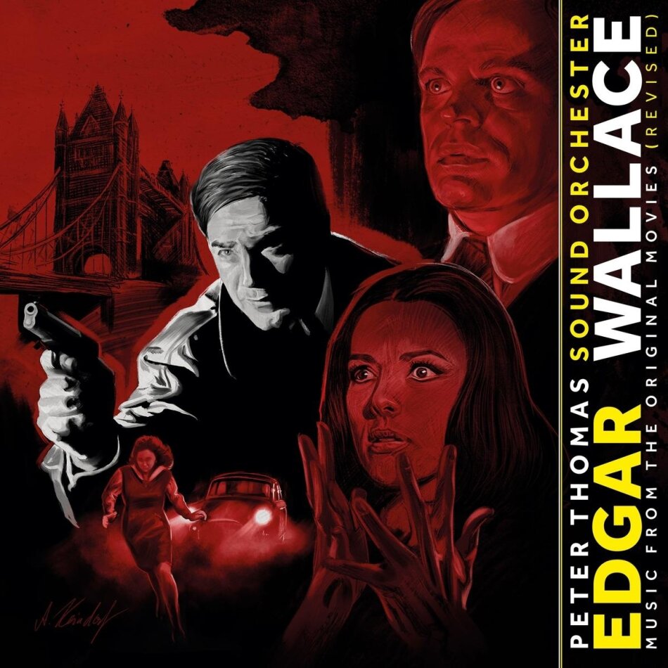 Peter Thomas Sound Orchester - Edgar Wallace - OST Limited Edition, Red Vinyl, LP