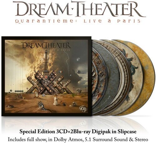 Dream Theater - Quarantieme: Live A Paris Digipack, 4 CDs + Blu-ray