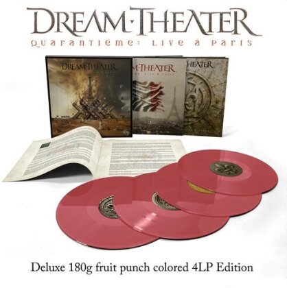 Dream Theater - Quarantieme: Live A Paris (Red Vinyl, 4 LPs)