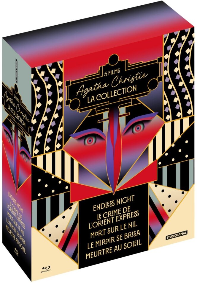 Agatha Christie - La Collection - Endless Night / Le crime de l'Orient Express / Mort sur le Nil / Le miroir se brisa / Meurtre au soleil 5 Blu-ray