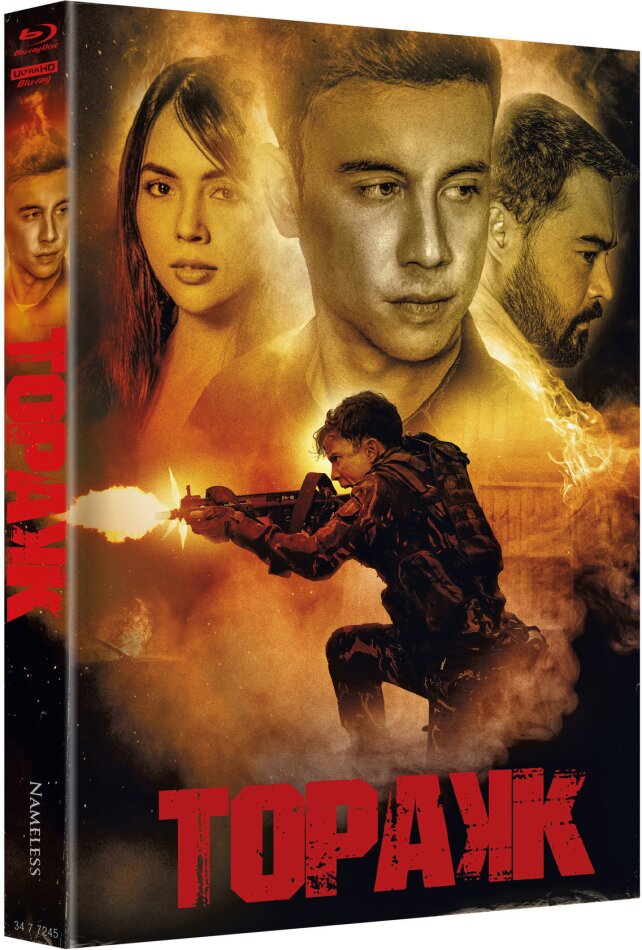 Topakk (2023) Cover A, Édition Limitée, Mediabook, 4K Ultra HD + Blu-ray