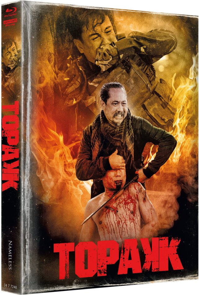 Topakk (2023) Cover D, Wattiert, Édition Limitée, Mediabook, 4K Ultra HD + Blu-ray