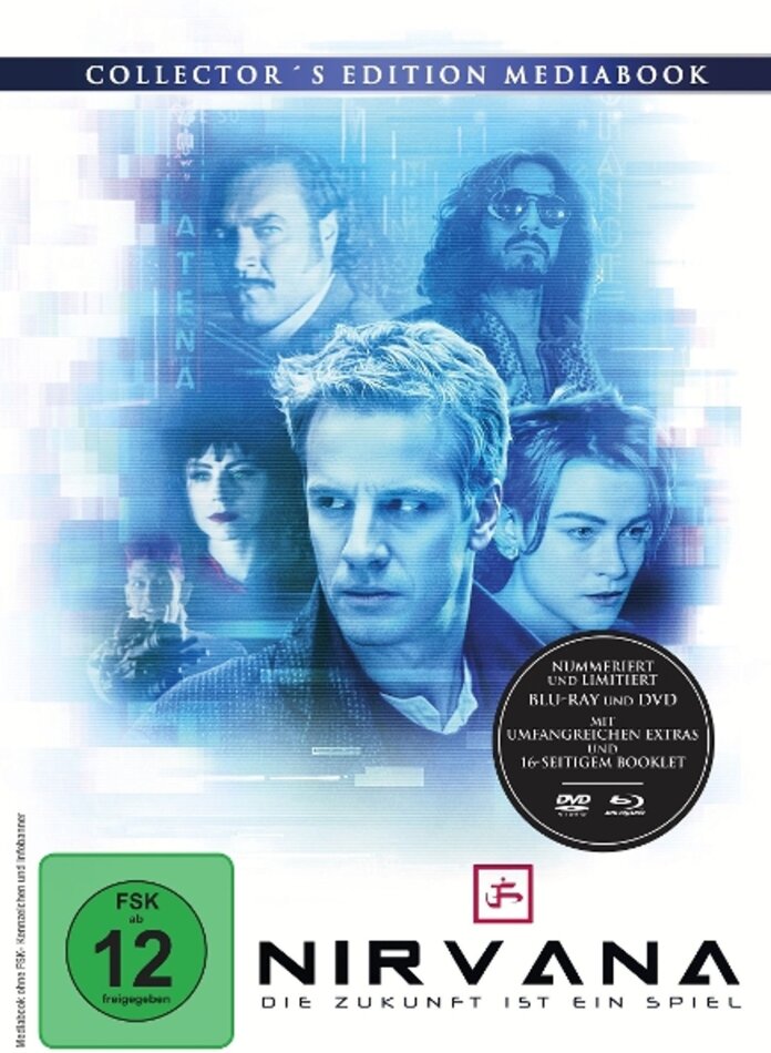 Nirvana - Die Zukunft ist ein Spiel (1997) Limited Collector's Edition, Mediabook, Blu-ray + DVD