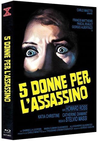 5 donne per l´assassino (1974) Cover A, Edizione Limitata, Mediabook, Blu-ray + DVD