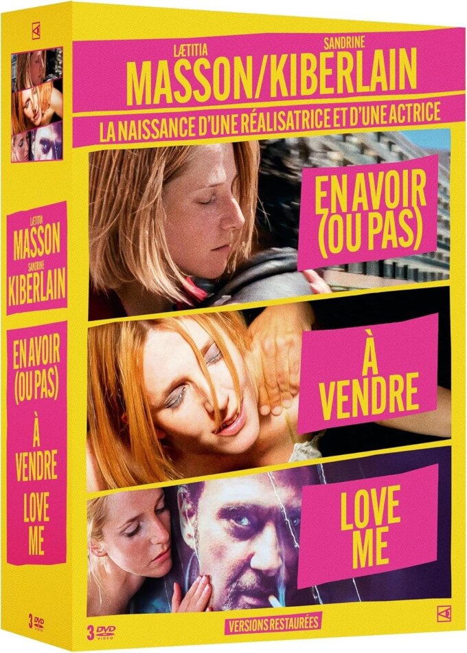 Laetitia Masson / Sandrine Kiberlain - L'émergence d'une réalisatrice et d'une actrice - En avoir (ou pas) / À vendre / Love Me 3 DVD
