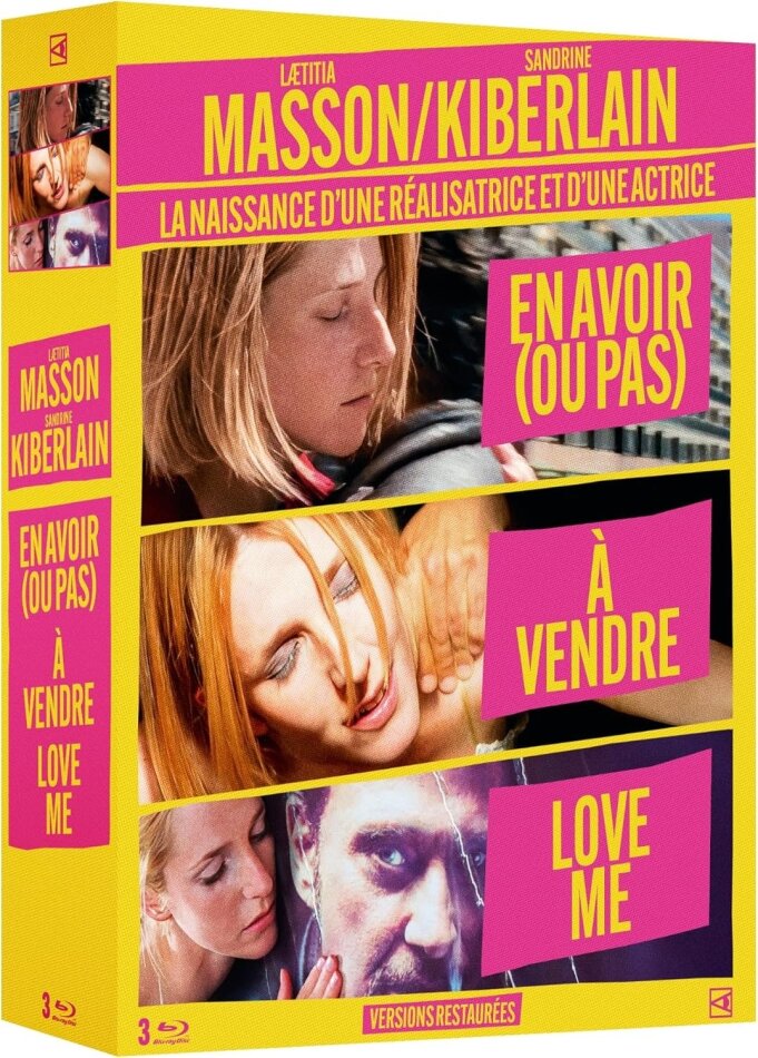 Laetitia Masson / Sandrine Kiberlain - L'émergence d'une réalisatrice et d'une actrice - En avoir (ou pas) / À vendre / Love Me 3 Blu-ray