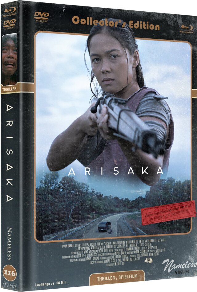 Arisaka (2021) Cover C, Limited Collector's Edition, Mediabook, Blu-ray + DVD