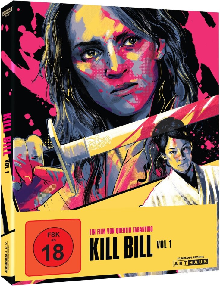 Kill Bill - Vol. 1 (2003) Limited Edition, Steelbook, 4K Ultra HD + Blu-ray