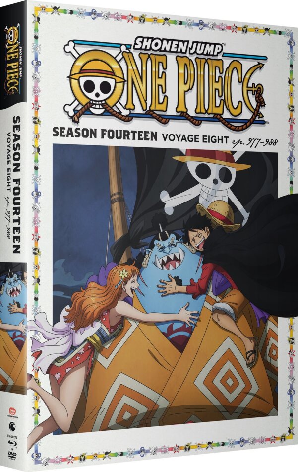 One Piece - Season 14: Voyage 8 - Episodes 977-988 Uncut, 2 Blu-ray + 2 DVD