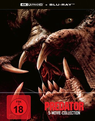 Predator 1-5 - 5-Movie-Collection (5 4K Ultra HDs + 5 Blu-rays)
