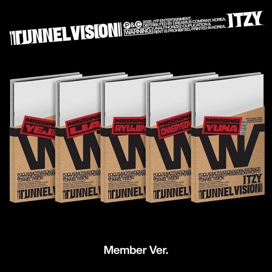 Itzy (K-Pop) - Tunnel Vision Member Version