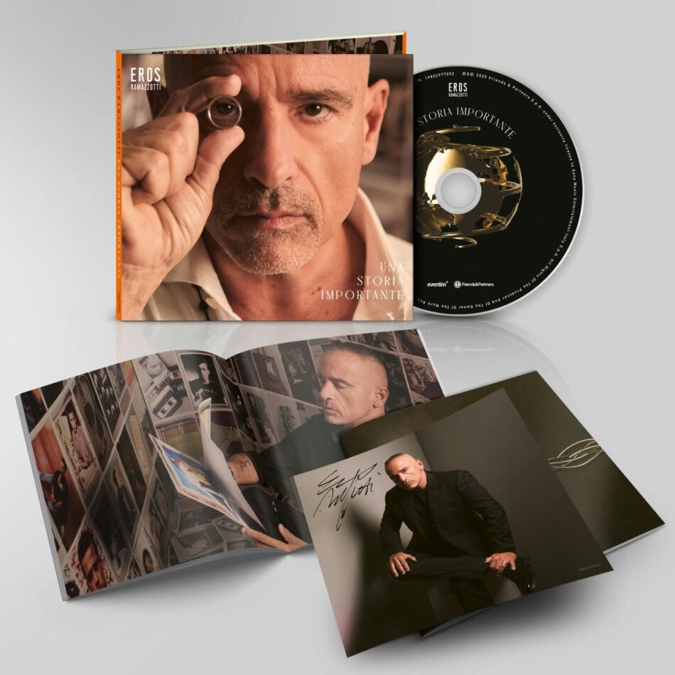 Eros Ramazzotti - Una Storia Importante Signed Edition, Italian Version, Édition Deluxe