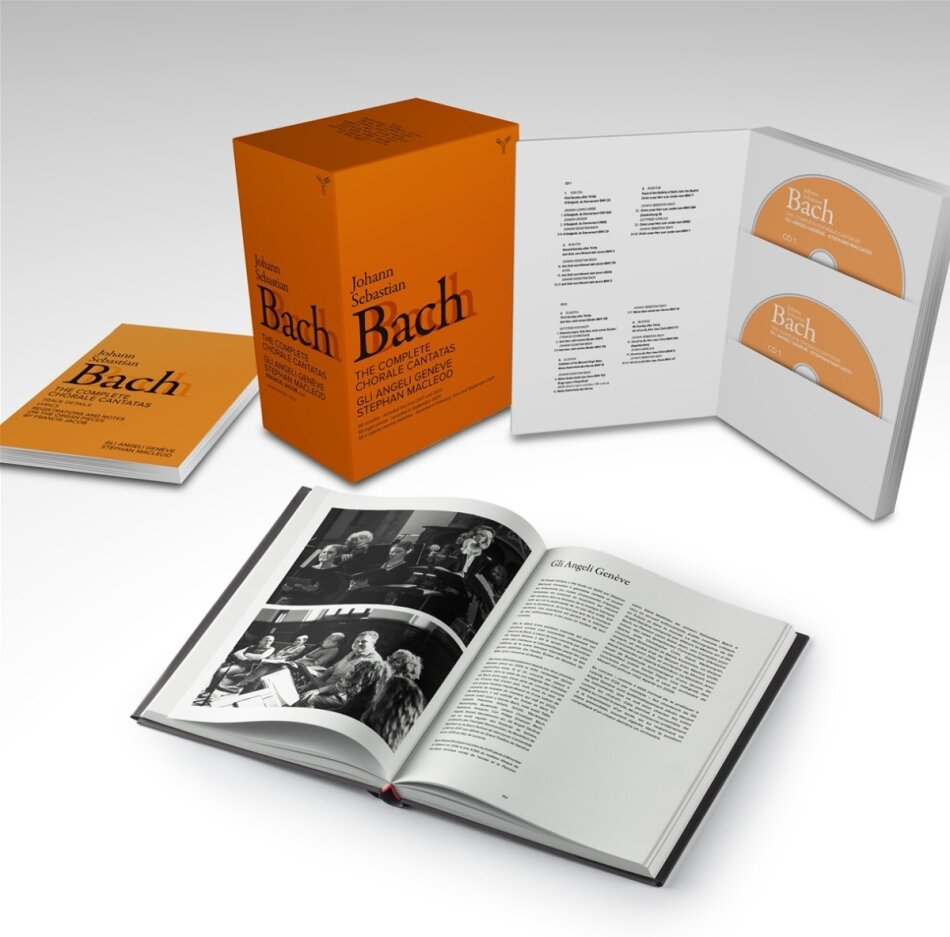Stephan MacLeod, Gli Angeli Genève & Johann Sebastian Bach (1685-1750) - The Complete Chorale Cantatas 19 CD