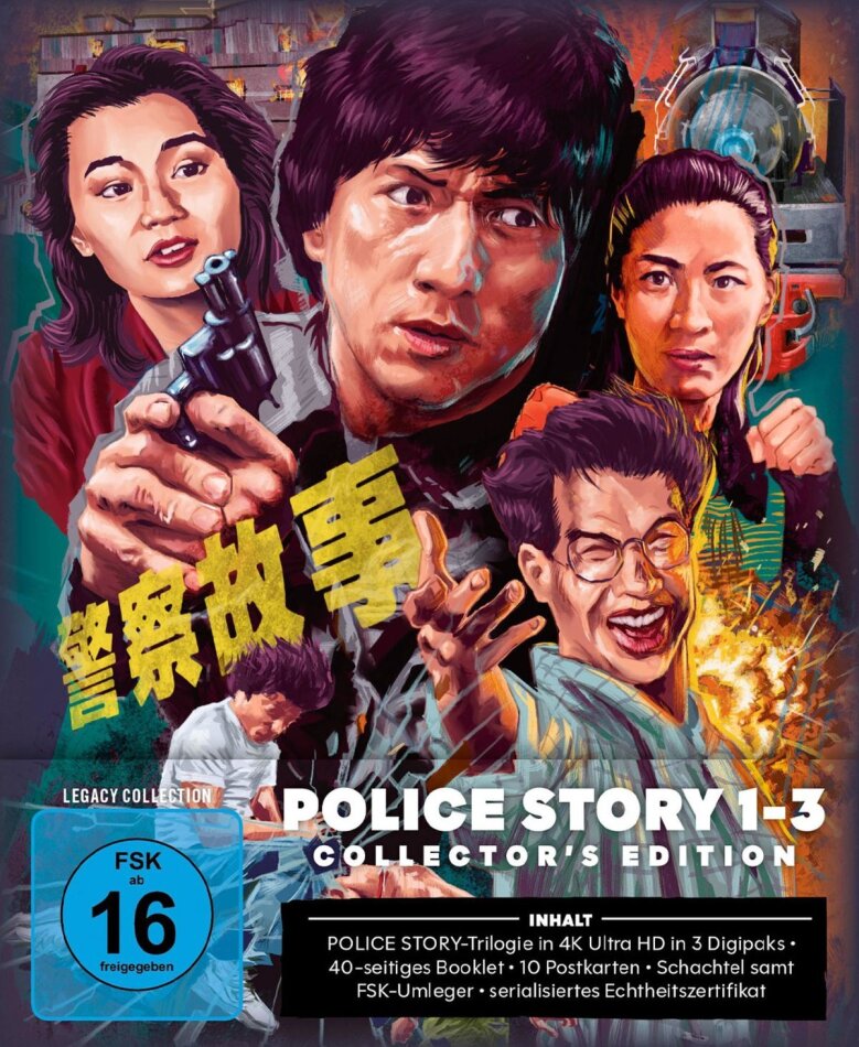 Police Story 1-3 - Legacy Collection Édition Collector Limitée, 3 4K Ultra HDs