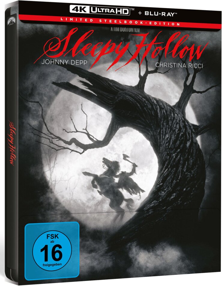 Sleepy Hollow (1999) Limited Edition, Steelbook, 4K Ultra HD + Blu-ray