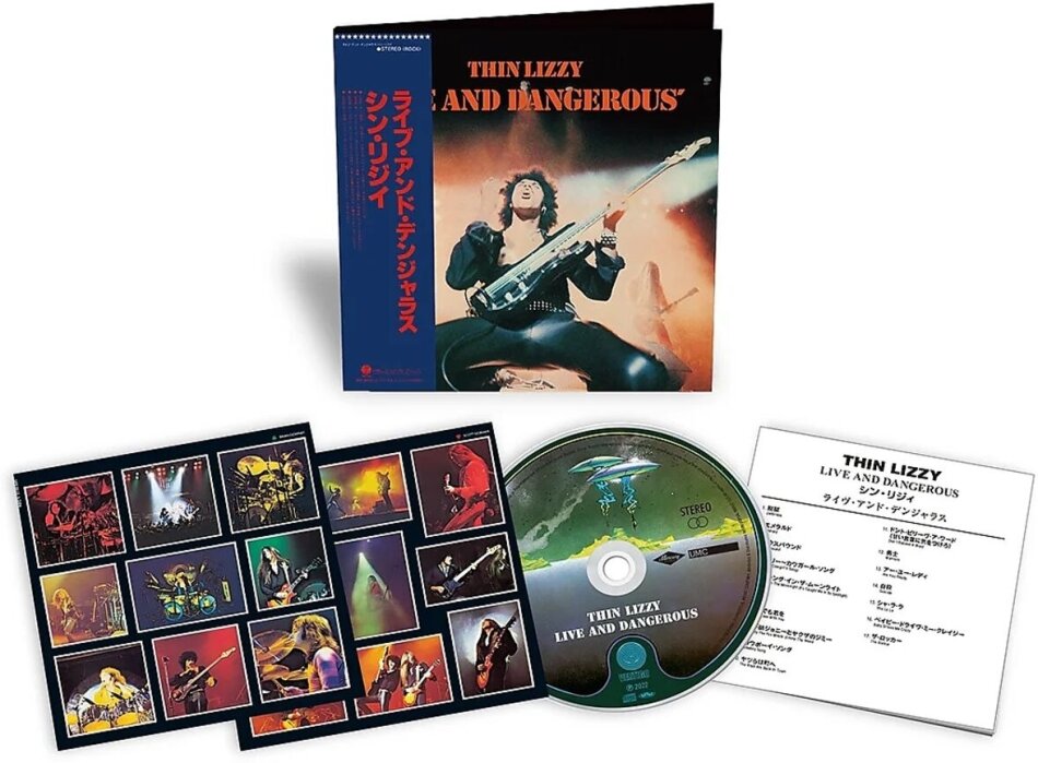 Thin Lizzy - Live & Dangerous 2025 Reissue, Mercury Records, Japan Edition, SHM-CD