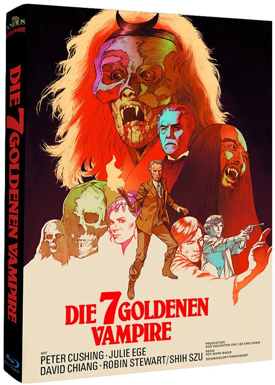 Die 7 goldenen Vampire (1974) Cover D, Hammer Edition, Limited Edition, Mediabook