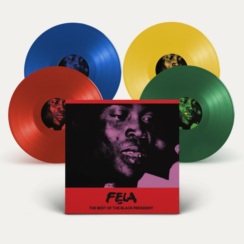Fela Anikulapo Kuti - Best Of The Black President 2025 Reissue, Knitting Factory Records, 4 LPs