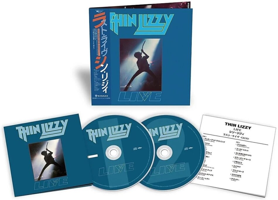 Thin Lizzy - Life - Live 2025 Reissue, Mercury Records, Japan Edition, SHM-CD, 2 CDs