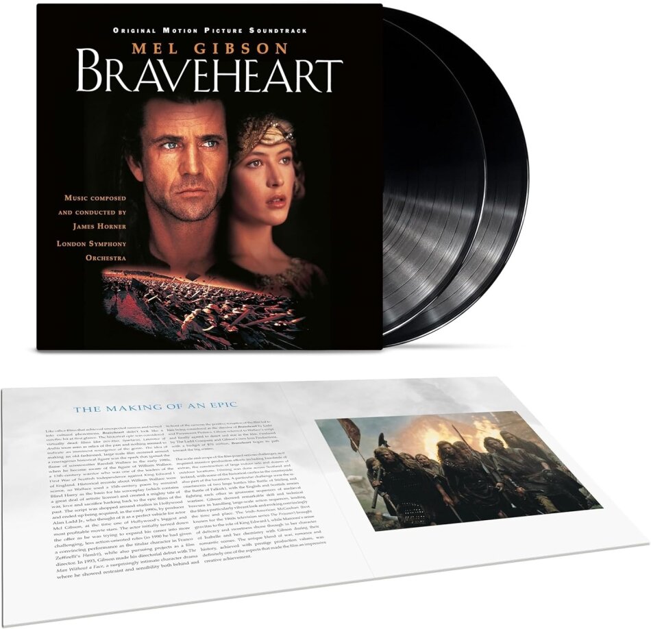 James Horner - Braveheart - OST 2025 Reissue, Deutsche Grammophon, 30th Anniversary Edition, 2 LPs