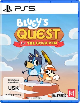Bluey's Quest for the gold Pen