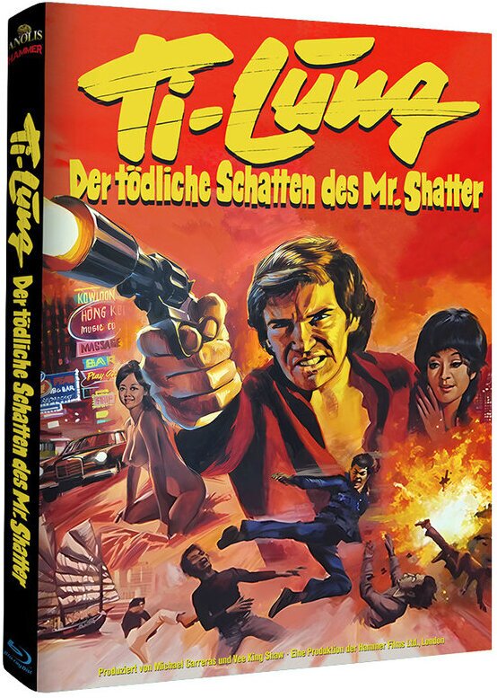 Ti Lung - Der tödliche Schatten des Mr. Shatter (1974) Cover C, Limited Edition, Mediabook