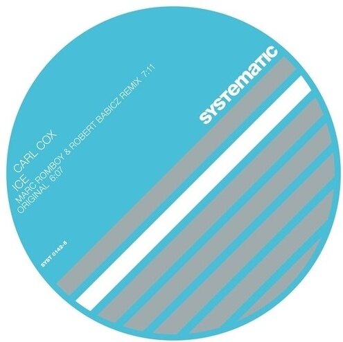 Carl Cox - Ice (Remix) Transparent Color Vinyl, 12" Maxi