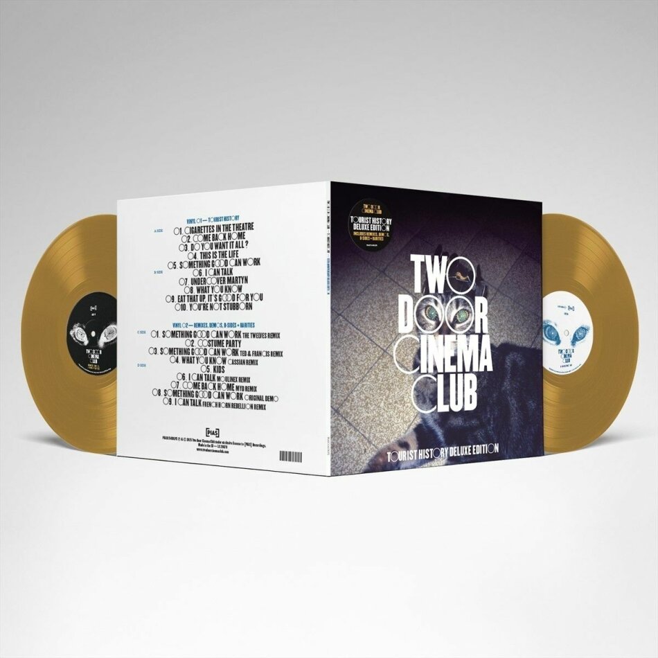 Two Door Cinema Club - Tourist History 2025 Reissue, Pias, 15th Anniversary Edition, Limited Edition, 2 LPs