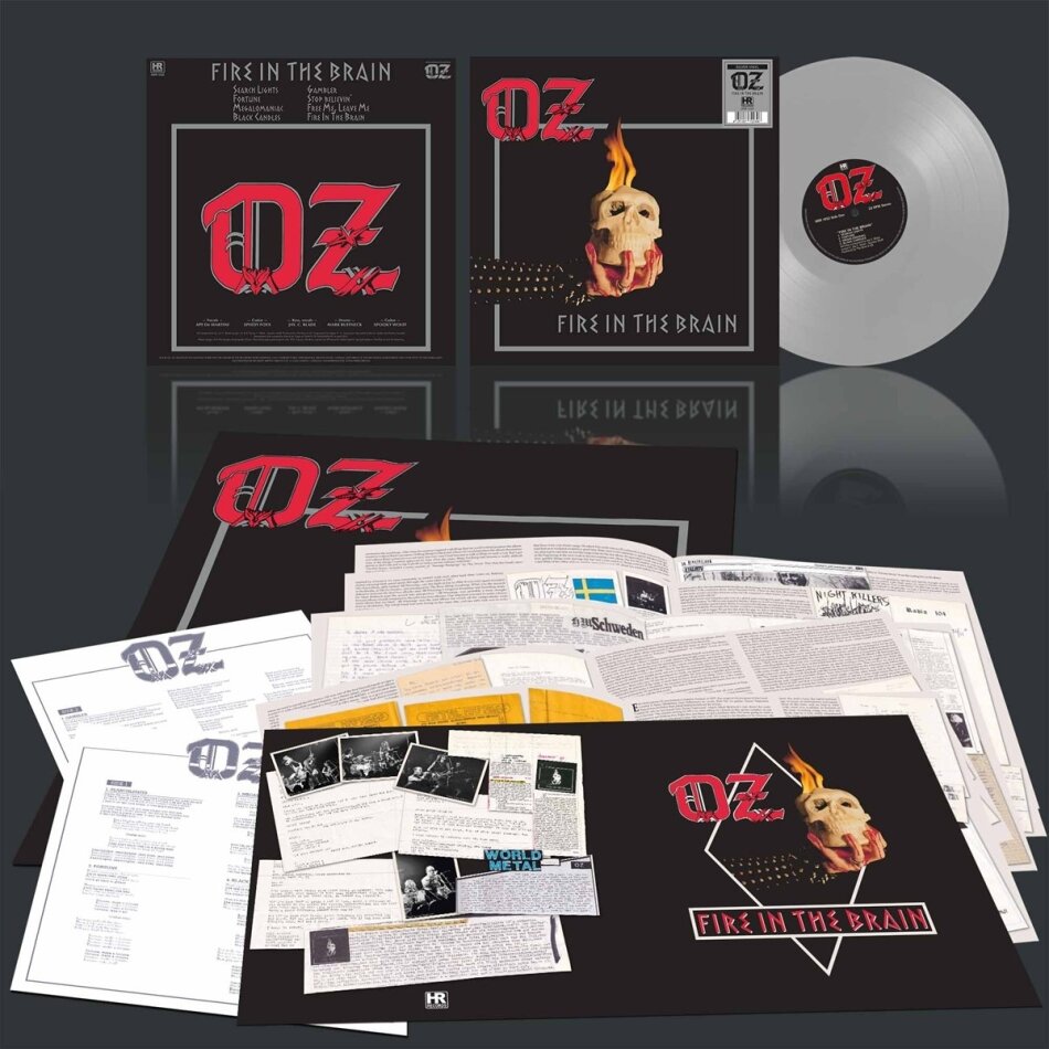 OZ - Fire In The Brain 2025 Reissue, High Roller Records, LP