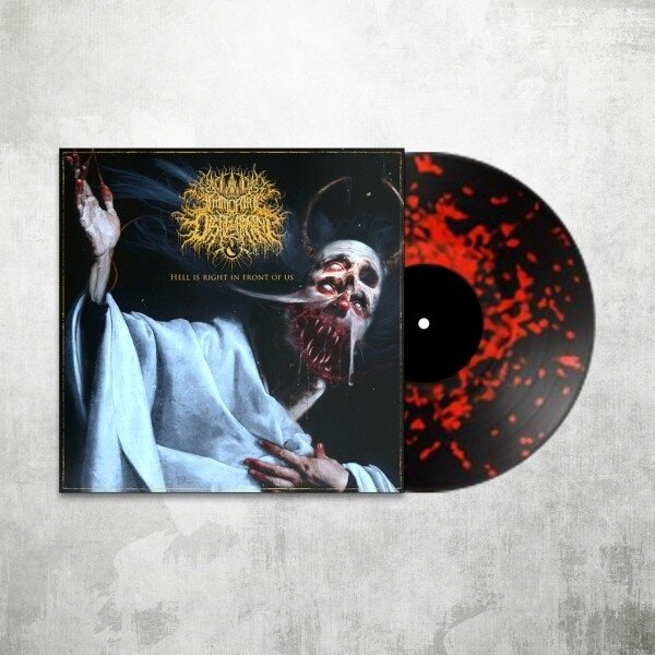Immortal Disfigurement - Hell is Right in Front of Us Black with Red Splatter Vinyl, LP