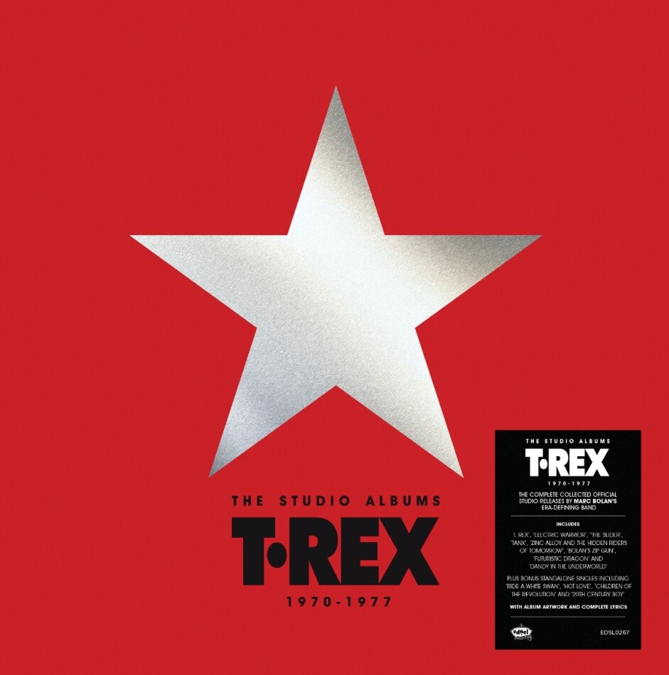 T. Rex - Studio Albums 1970-1977 Deluxe Edition, 8 CDs