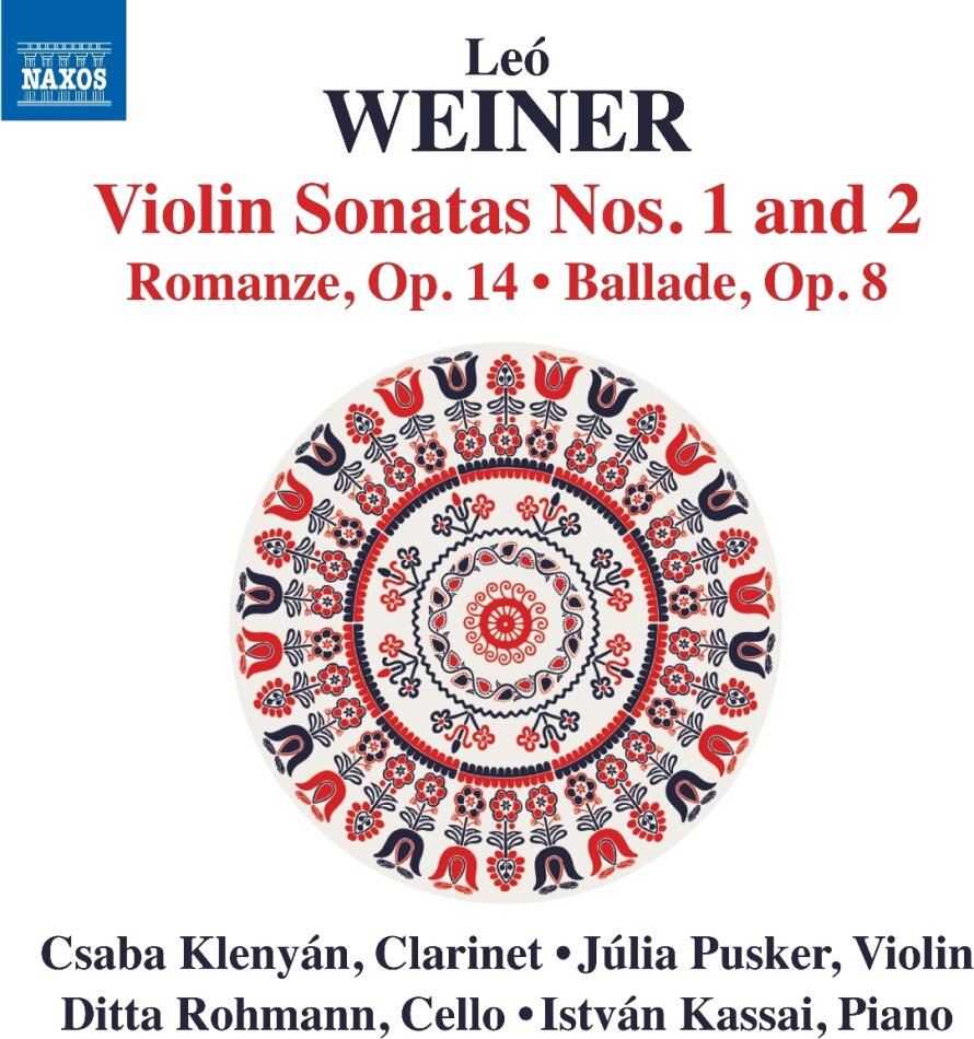 Leó Weiner, Csaba Klenyan, Júlia Pusker, Ditta Rohmann & István Kassai - Violin Sons Nos. 1-2, Romanze op.14, Ballade op. 8