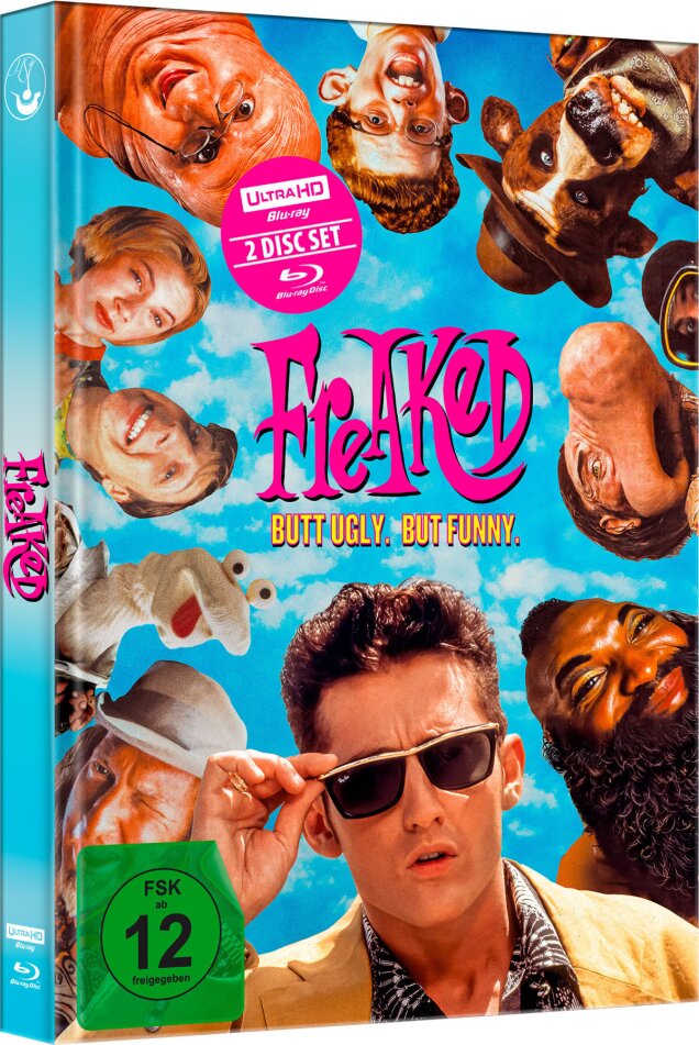 Freaked (1993) Limited Edition, Mediabook, 4K Ultra HD + Blu-ray