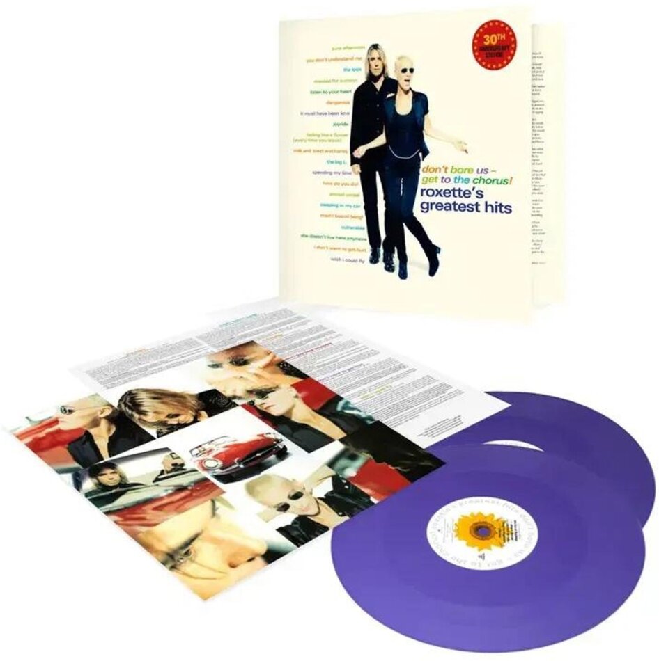 Roxette - Don't Bore Us - Get to the Chorus 2025 Reissue, Warner, 30th Anniversary Edition, Limited Edition, Colored, 2 LPs