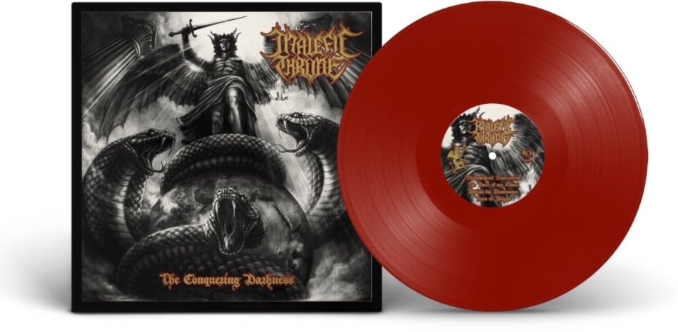 Malefic Throne - The Conquering Darkness Red Vinyl, LP