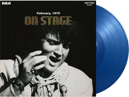 Elvis Presley - On Stage - February, 1970 (2025 Reissue, Music On Vinyl, Limited To 1500 Copies, Numbered, Blue Vinyl, LP)
