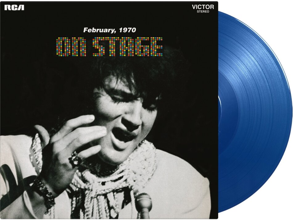 Elvis Presley - On Stage - February, 1970 2025 Reissue, Music On Vinyl, Limited To 1500 Copies, Numbered, Blue Vinyl, LP