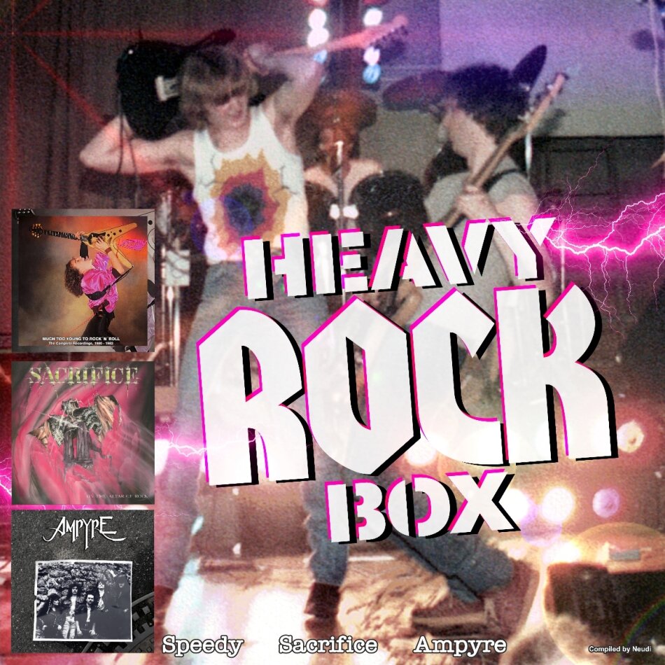 Heavy Rock Box Zyx, 3 LPs
