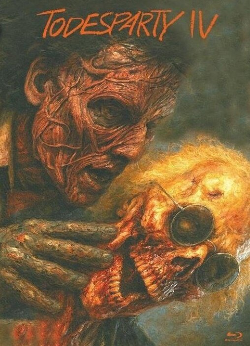 Todesparty IV - Doom Asylum (1988) Cover B, The X-Rated International Cult Collection, Limited Edition, Mediabook, Uncut, Blu-ray + DVD