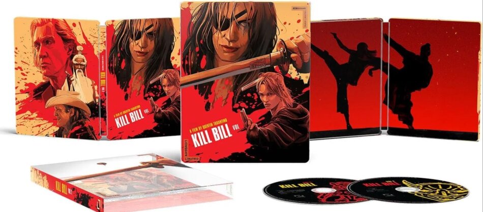 Kill Bill - Vol. 2 (2004) Limited Edition, Steelbook, 4K Ultra HD + Blu-ray