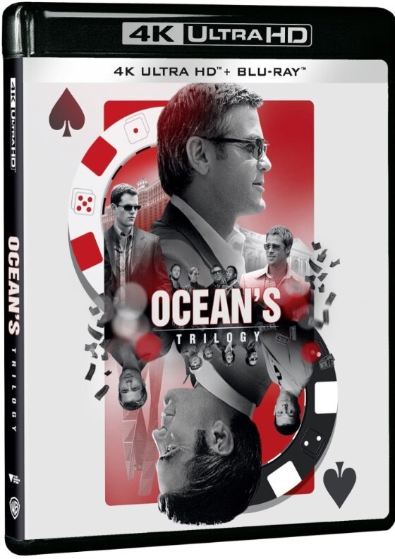 Ocean's Trilogy 3 4K Ultra HDs + 3 Blu-rays