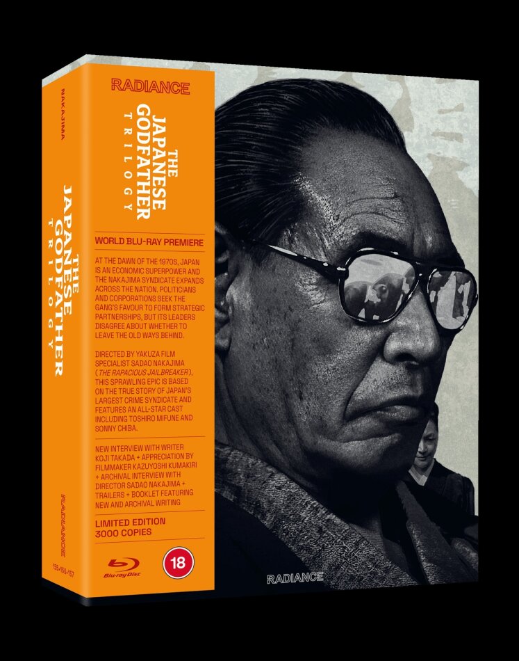 The Japanese Godfather Trilogy Limited Edition, 3 Blu-rays