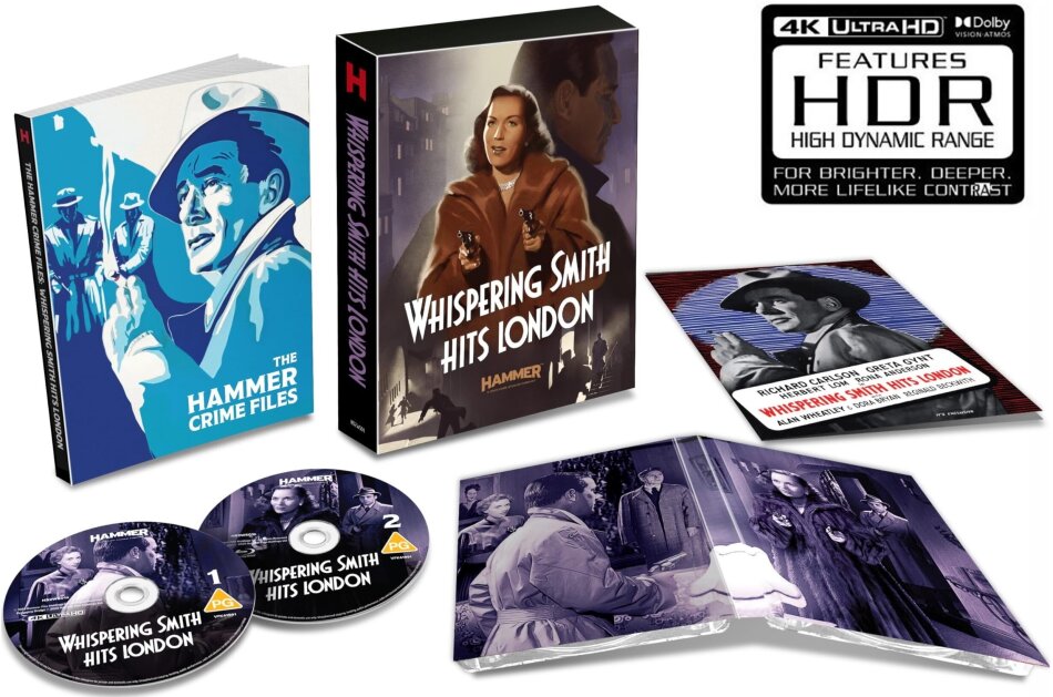 Whispering Smith Hits London (1952) Digipack, s/w, Collector's Edition, 4K Ultra HD + Blu-ray